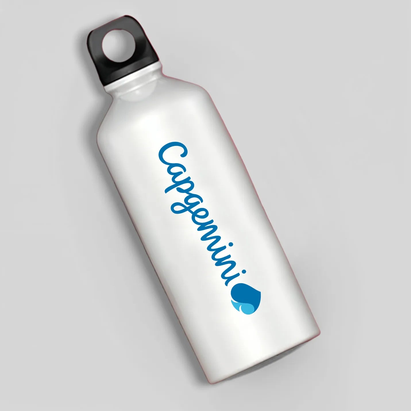 Elegant White Stainless Steel Water Sipper Bottle